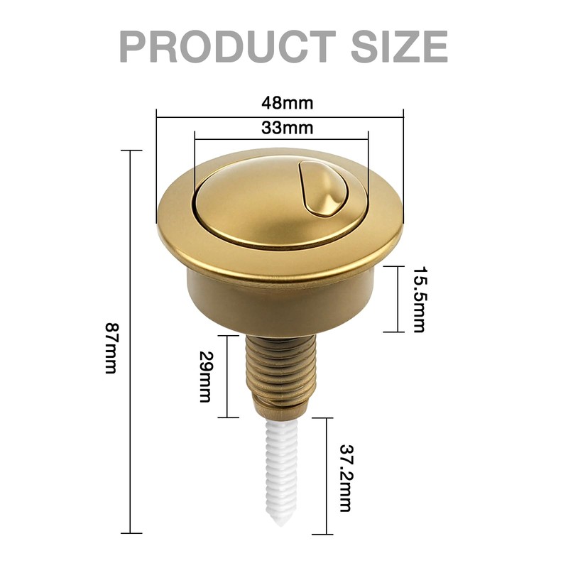 Dual Flush Toilet Cistern Push Button for Twyford for Optima
