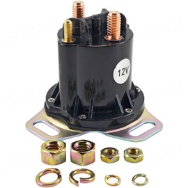 SPJIUQI 12V 3-Terminal Intermittent PowerSeal Solenoid Relay Replaces for Trombetta 634-1241-212-08 634-1241-212-02 634-1241-212 Hydraulic RV Grid Heater Lawn and Garden