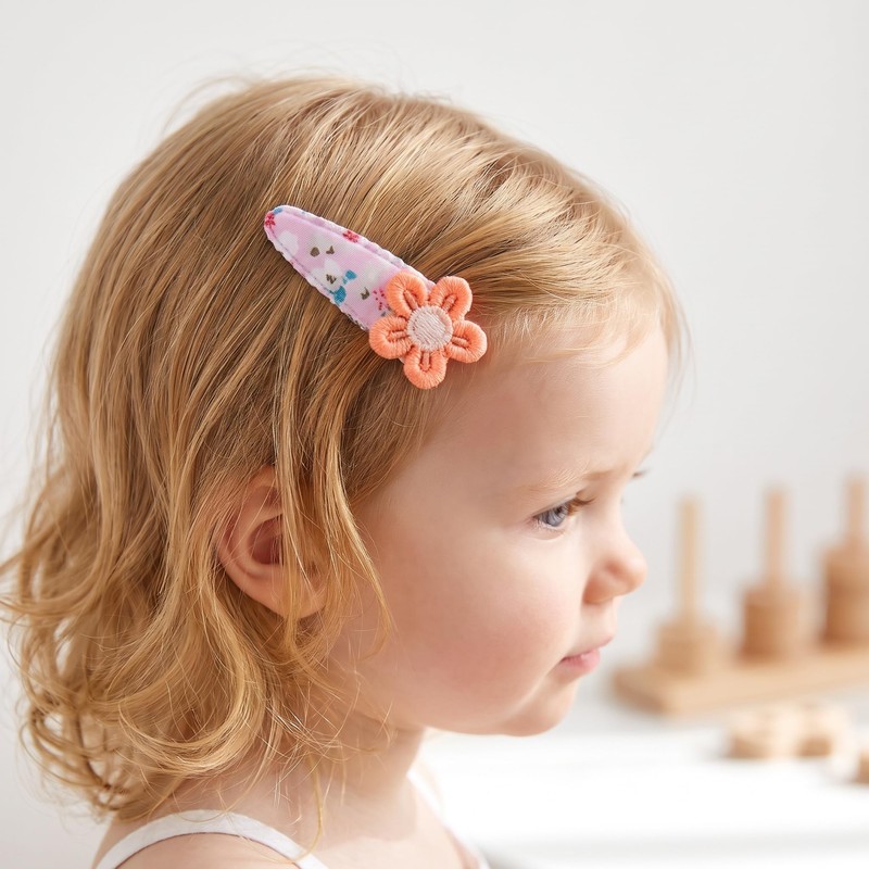 20Pcs Baby Hair Clips, Floral Barrettes, Toddler Girls Hair Clips