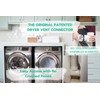 DIY Dryer Vent Connector Kit - Space Saving, Toolless Design