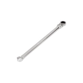 TEKTON 16 mm Long Fixed/Flex Head 12-Point Ratcheting Box End Wrench | WRB35416