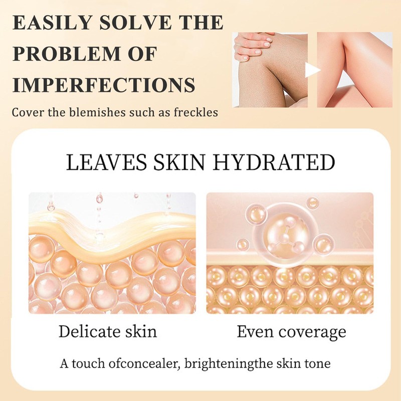 2Pcs Leg Makeup Full Coverage - Body Concealer Waterproof No
