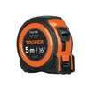 Truper FCG-5M, Flexómetro compacto contra impactos 5 m cinta 19
