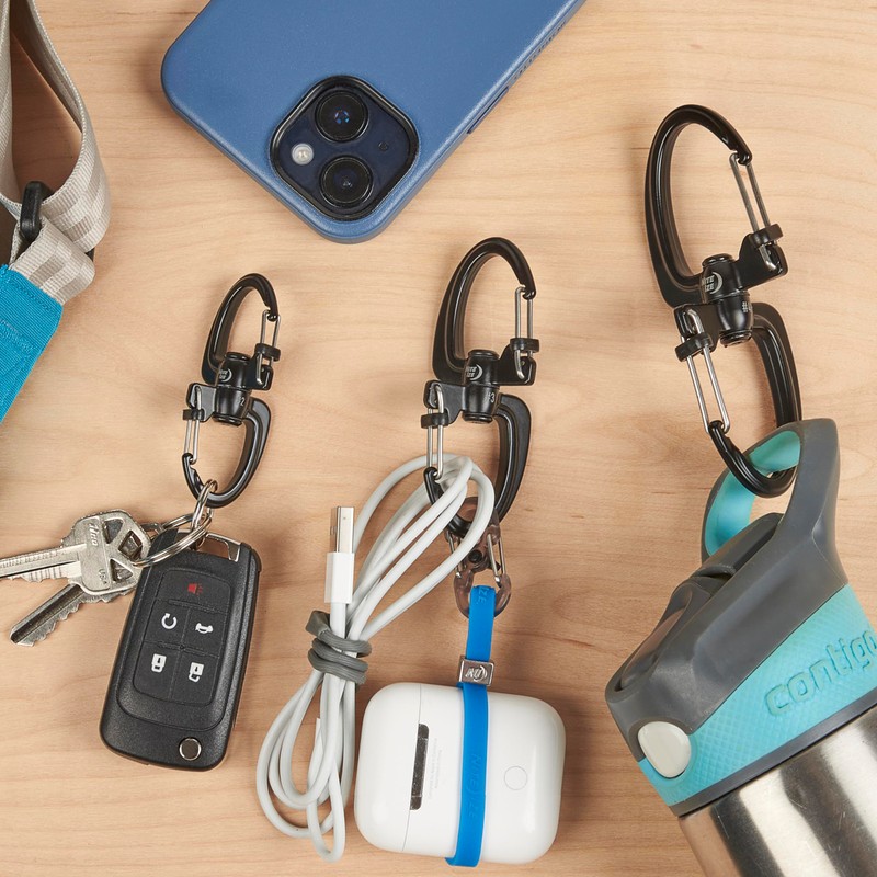 NITEIZE S-Biner 360° Slide Lock Carabiner S-Shaped Swivel with Lock