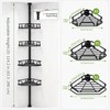 DAOYA Shower Caddy Tension Pole Shower Organizer Tension Rod with