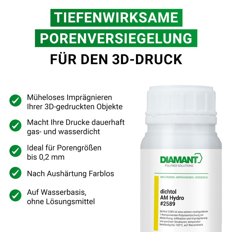 DIAMANT Dichol AM Hydro – Seal for 3D Printing Parts,