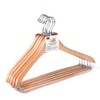 Quality Hangers Wooden Hangers Beautiful Sturdy Suit Coat Hangers with