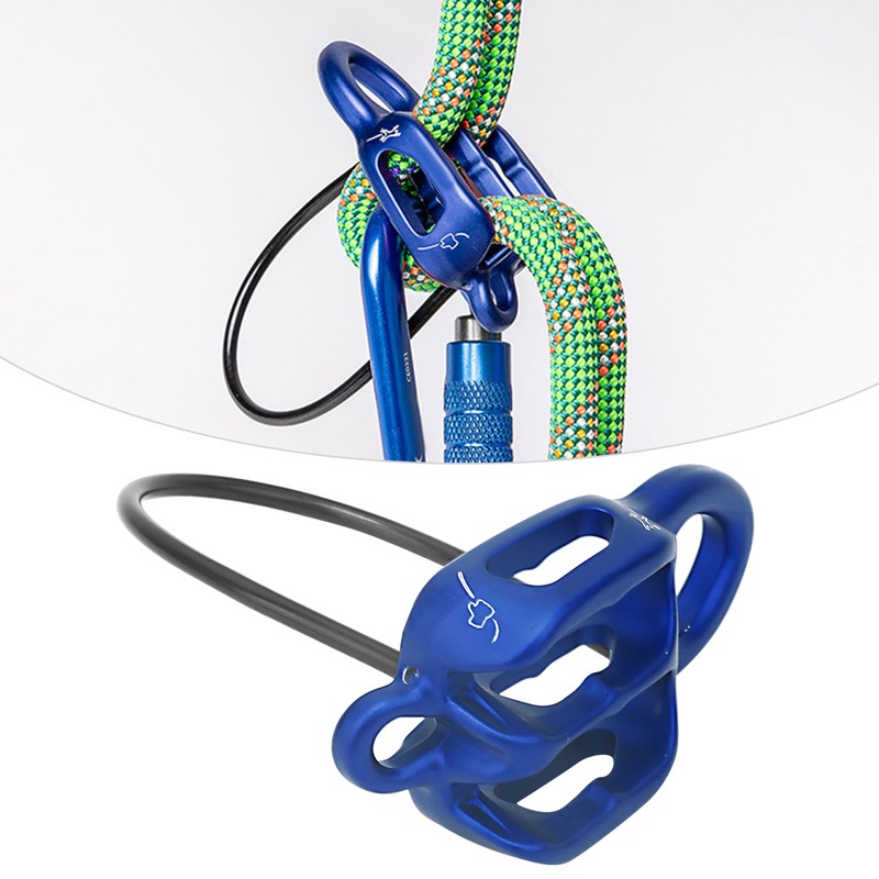 Outdoor Rappel ATC Guide Belaying Device Descender for Rock Climbing