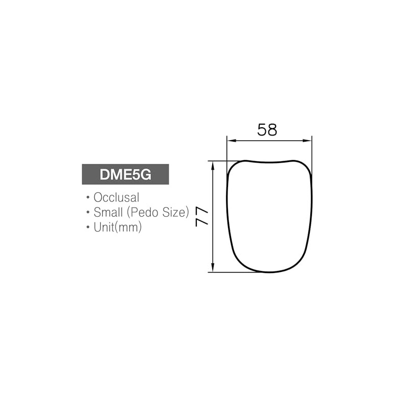 Small Pedo Dental Intra Oral Photo Mirror Glass Osung -DME5G