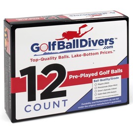 GOLF BALL DIVERS for TP5 Recycled Golf Balls, AAAA Grade, Near Mint Condition (Yellow, 24 Balls)