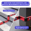 Multi-Function Foldable Level, 28 Inch Foldable Level Measuring Tool with