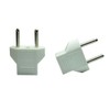 X-SHIYUN 2 PCS American USA to European Outlet Plug Adapter(White)