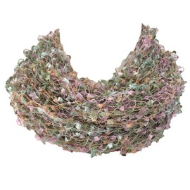 Purple Possum® Scarf Ladies Green Pale Pink Cobweb Lace Style Wrap Fair Trade Lightweight Skinny Lacy Shawl