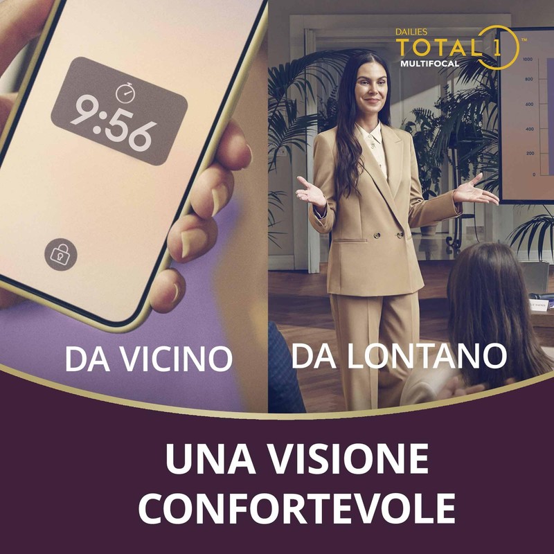 Dailies Total 1 Multifocal lenti a contatto giornaliere | 30