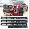 4Pcs Kit 2019-2026 Sierra Denali Letters Emblems 1500 HD 2500