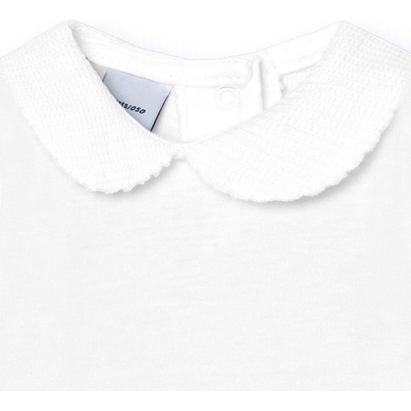 babidu Unisex Baby Tailored, White, 3-6 months