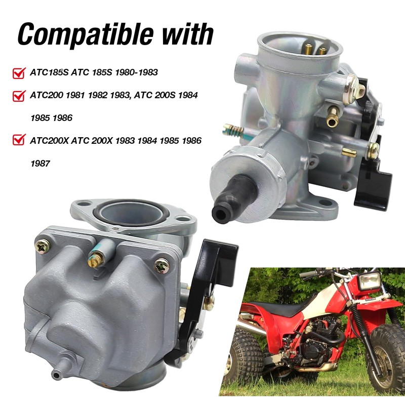 Anxingo ATC200 Carburetor Replacement for Honda ATC185S ATC 185S ATC200