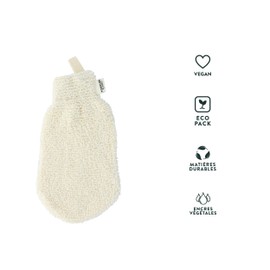 OMNIA BOTANICA - Gentle glove made of bamboo fibres - gentle body massage - perfect cleansing of the skin - bath glove - spa - gentle exfoliation