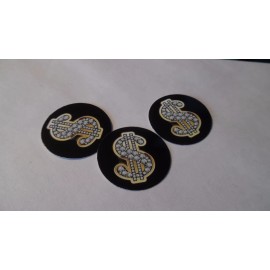 Unbranded Pre Cut One Inch Bottle Cap Images! Dollar Sign Money Bling Free Shipping - photo, 25 images