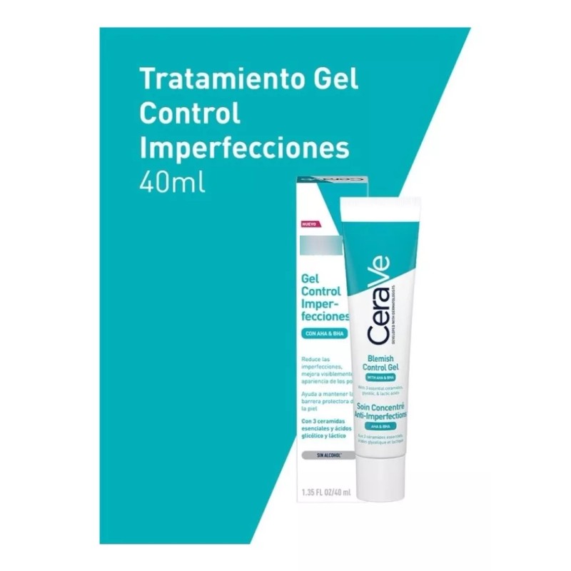 Cerave Gel Facial Tratamiento Anti-imperfecciones 40 Ml