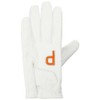 PUMA Men's Golf P Glove (Left Hand), bright white/licky orange,