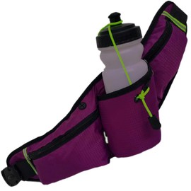 Fiiiche Running Pouch, Non-Shaking, Waist Pouch, Running Bag, Pouch, Women's, Men's, purple