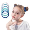 15 Pcs Hair Ties for Kknekki,Blue Elastic Hair Bands For