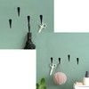 DAJMAIEZ Pack of 10 Hooks for Screws, Wall Hooks, Coat