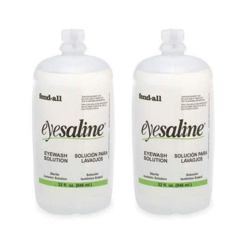 Fendall Eyesaline Eyewash Saline Solution Bottle Refill, 32 oz (2