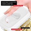 DWËLLZA KITCHEN Airtight Food Storage Containers with White Lids 2L