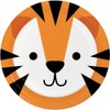 Trendware Tiger Paper Plates, 24 Count