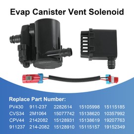 Evap Canister Vent Solenoid Valve P0449 Compatible with Chevy Silverado GMC Sierra 1500 2500 3500 HD Classic 2004-2010 Vapor Canister Vent Solenoid Replaces# 911-237 19207763 10357992 CVS34