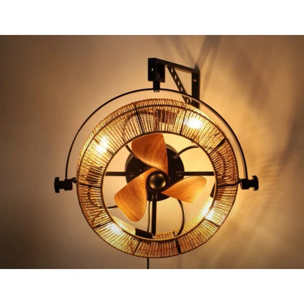 ANTOINE 20 inch embedded ceiling fan with lights and remote