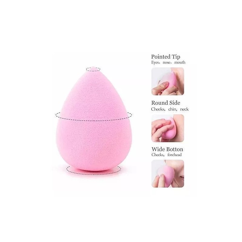 Arcane Tinmen Esponjas Para Difuminar Maquillaje Colores Brillantes 10pzas