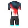 Sikma Men’s Half Sleeve Trisuit Breathable Mesh Triathlon Padded Suit