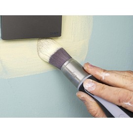 ROLLNGDOG Round Sash Paint Brush - Pointed Detail Paint Brush 25mm for detail painting on spindles, rails, trim and hard to reach places