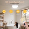 DJBoomy Rechargeable Motion Sensor Ceiling Light: Indoor LED Wireless Ceiling