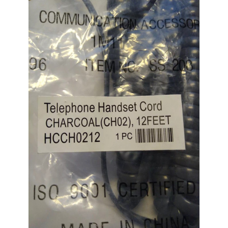 Unbranded/Generic 5 cords, 12ft Telephone Handset Receiver Cord Phone Curly
