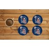 DETROIT TIGERS ROUND COASTER SET OF 4 CUSTOM MADE