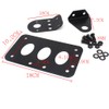 Shiwaki Motorcycle Side Mount Bracket Universal Taillight License Plate Holder