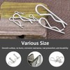 Pack of 150 Spring Cotter Pins, Spring Pins Assortment, Stainless