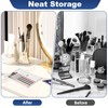 20 Pcs A6 Plastic Wallet, Small Clear Document Folders with