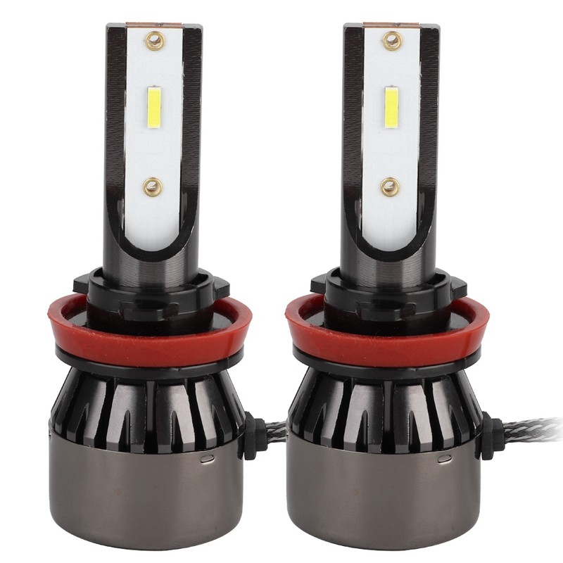 2Pcs 60W 6000K White Super Bright Car LED L8 Headlight