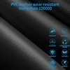 HCMAX 2 Pack Kick Mat Car Seat Back Protector Waterproof