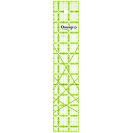 Omnigrid Omnigrip - Regla de acolchado (5 x 30 cm), transparente