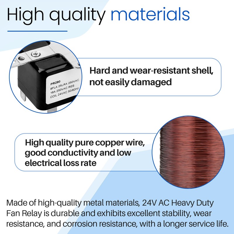 APFR-380 90-980 24V AC Heavy-Duty Fan Relay – Single Pole