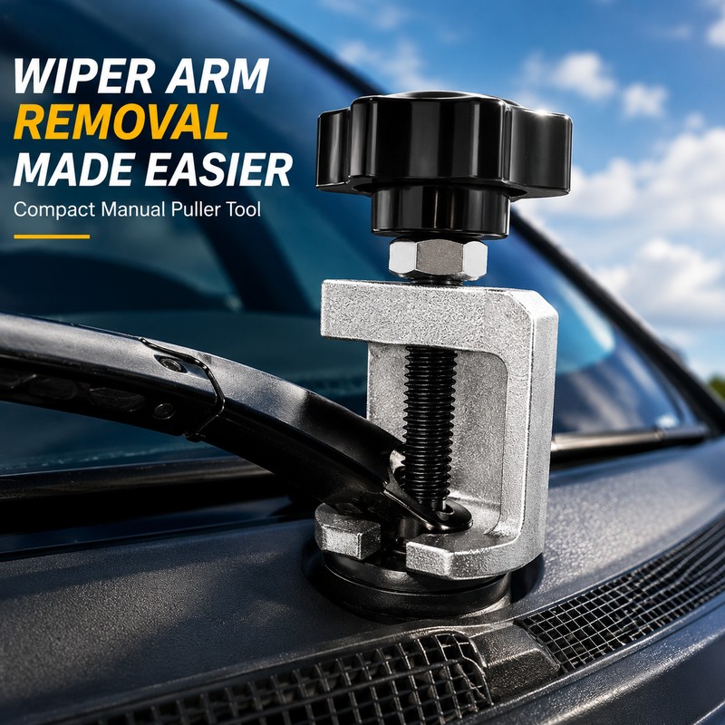 Windshield Wiper Arm Puller for Removal – Adjustable 2-Claw Tool