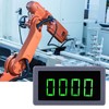 Green 4 Digital LED Tachometer, Tachometer, Motor Tachometer, High Precision