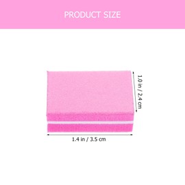 Minkissy Dual Sided Mini Block Nail File Sponge for Fingernail/toenail Manicure