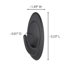 Command Outdoor Terrace Hooks, 2 Hooks and 4 Command Strips, Damage-Free Hanging Wall Hook for Hanging Christmas Decorations with Weather Resistant Strips, Holds up to 3 lb